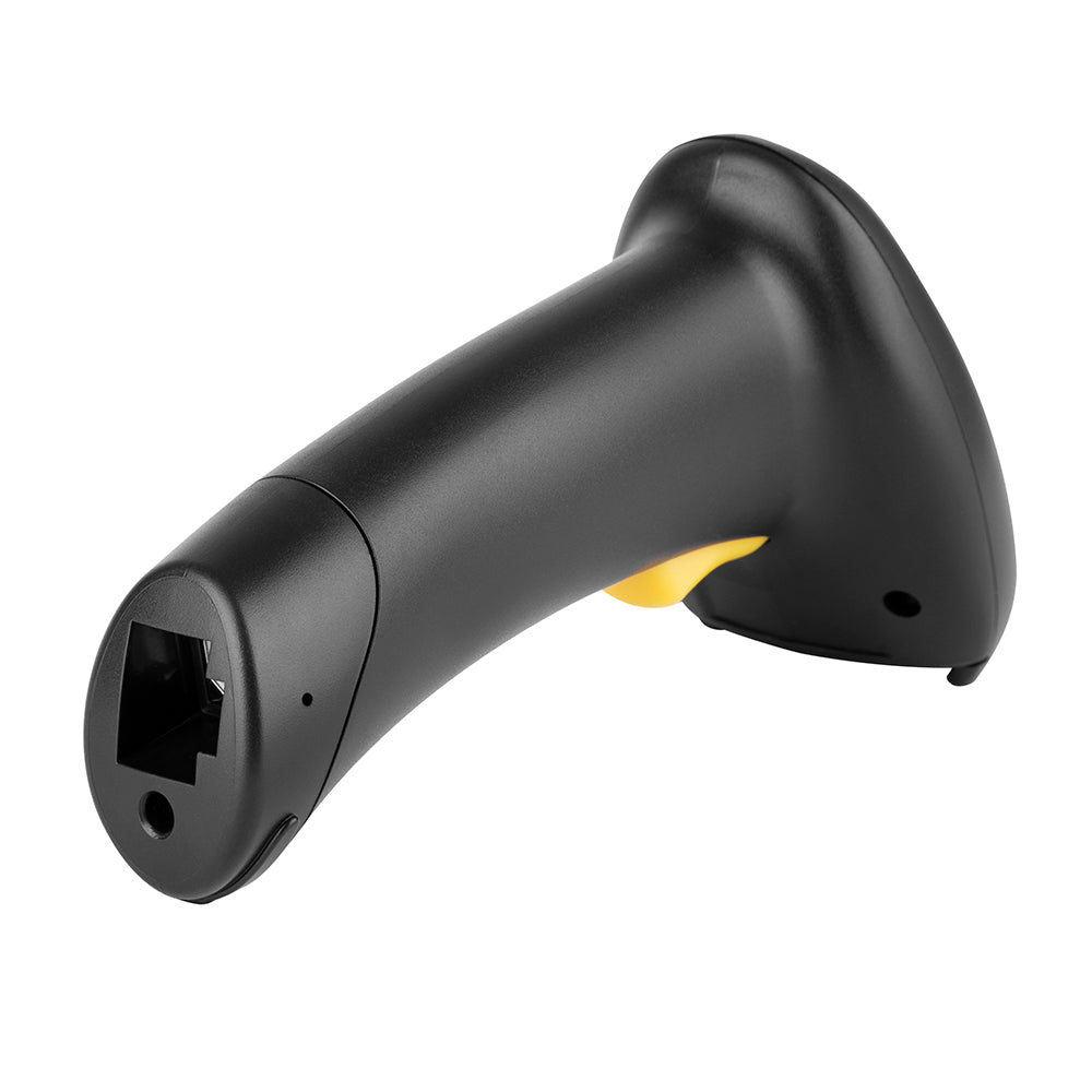 Scan Hero 1470G Cordless 2D Barcode Scanner bottom view, facing down