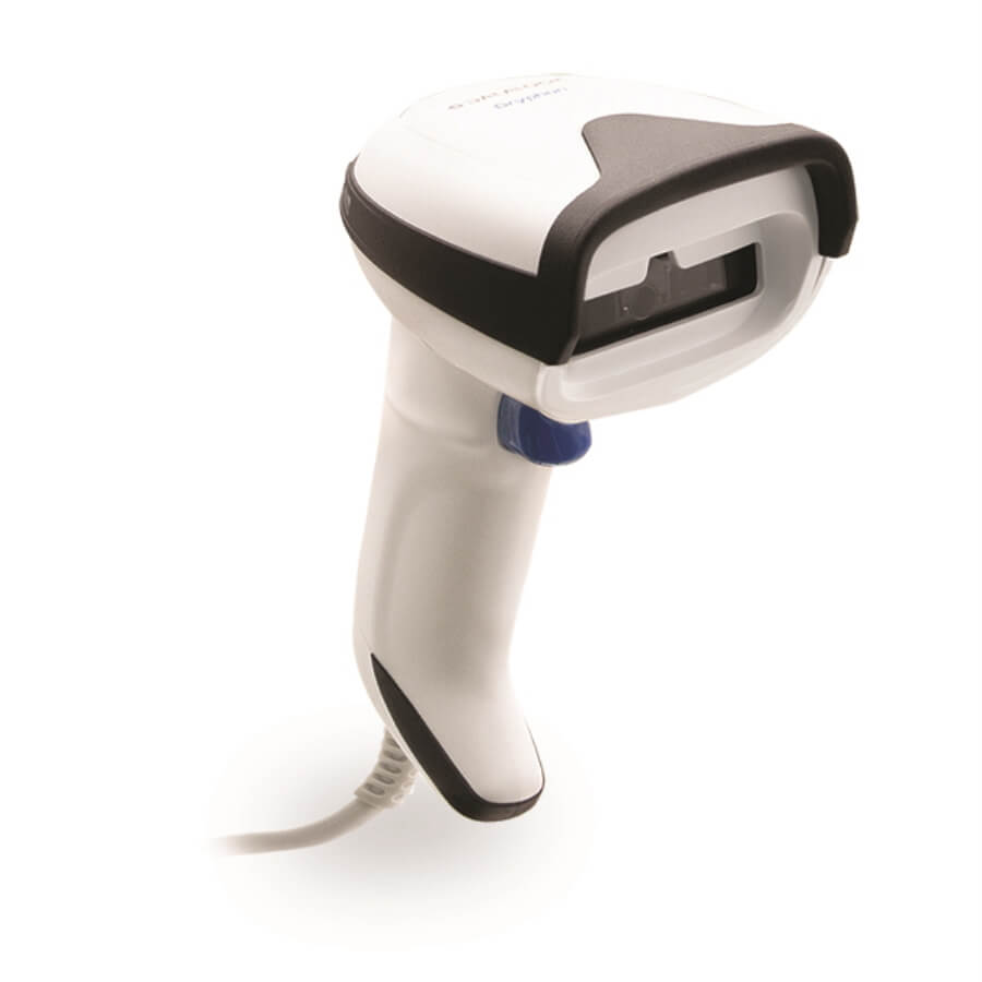 Datalogic Gryphon GD4200, White, Right Facing
