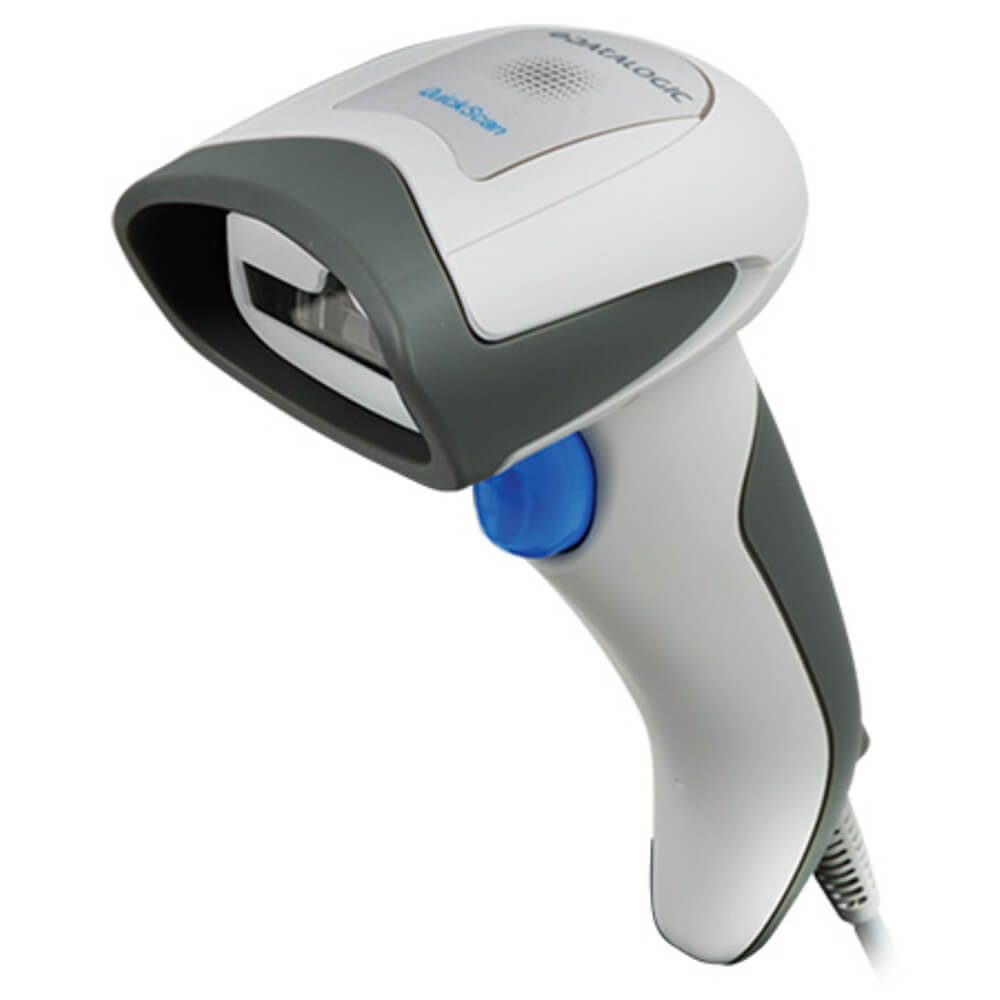 Datalogic QuickScan I QD2131, White, Left Facing