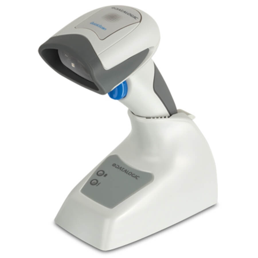 Datalogic QuickScan I QuickScan QBT2400_QM2400 Series, White, Left Facing