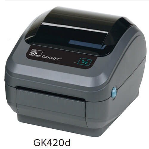 Zebra GK420d left side