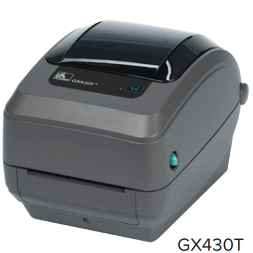 Zebra GX430T front view left side