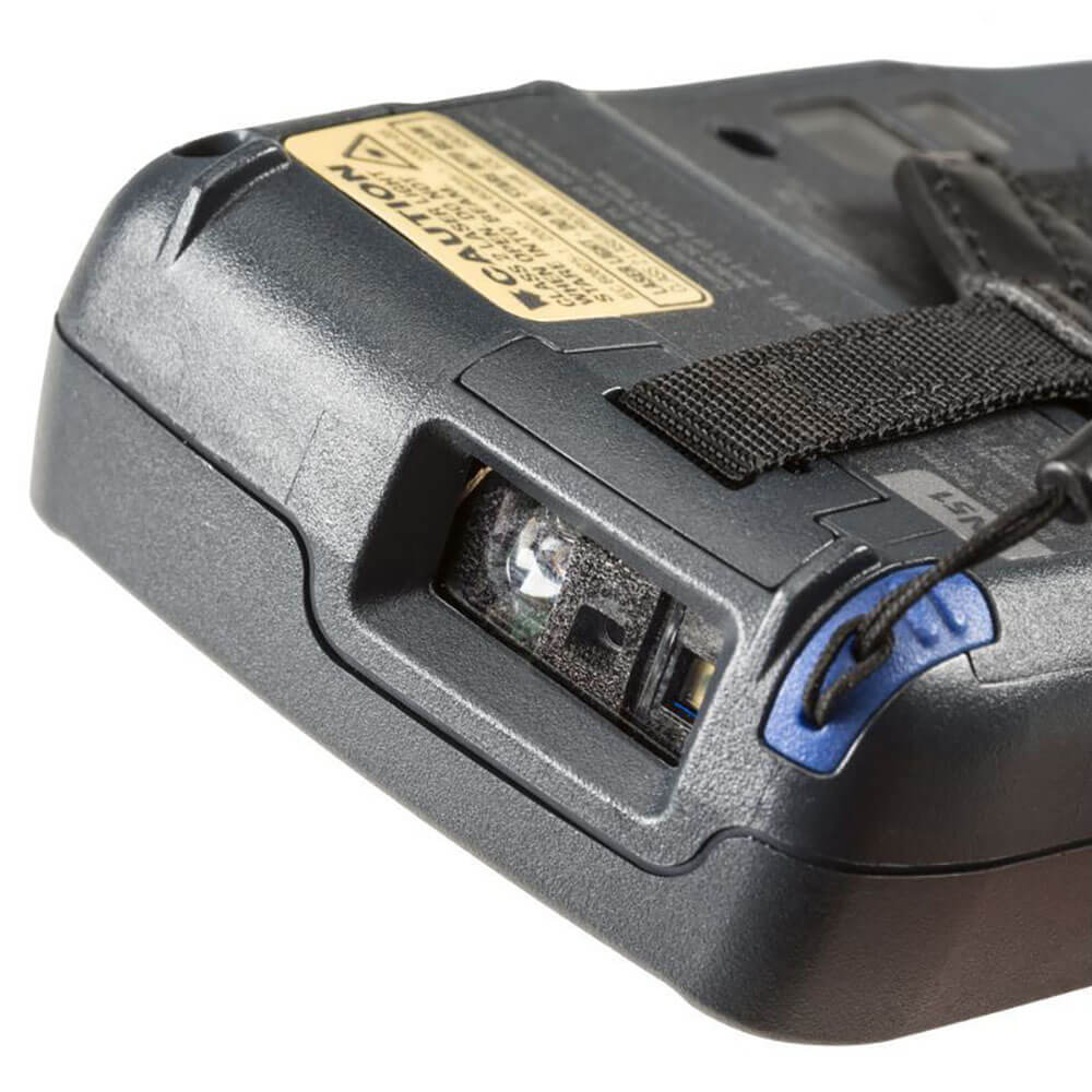 Honeywell CN51 barcode scanner scan window, facing down