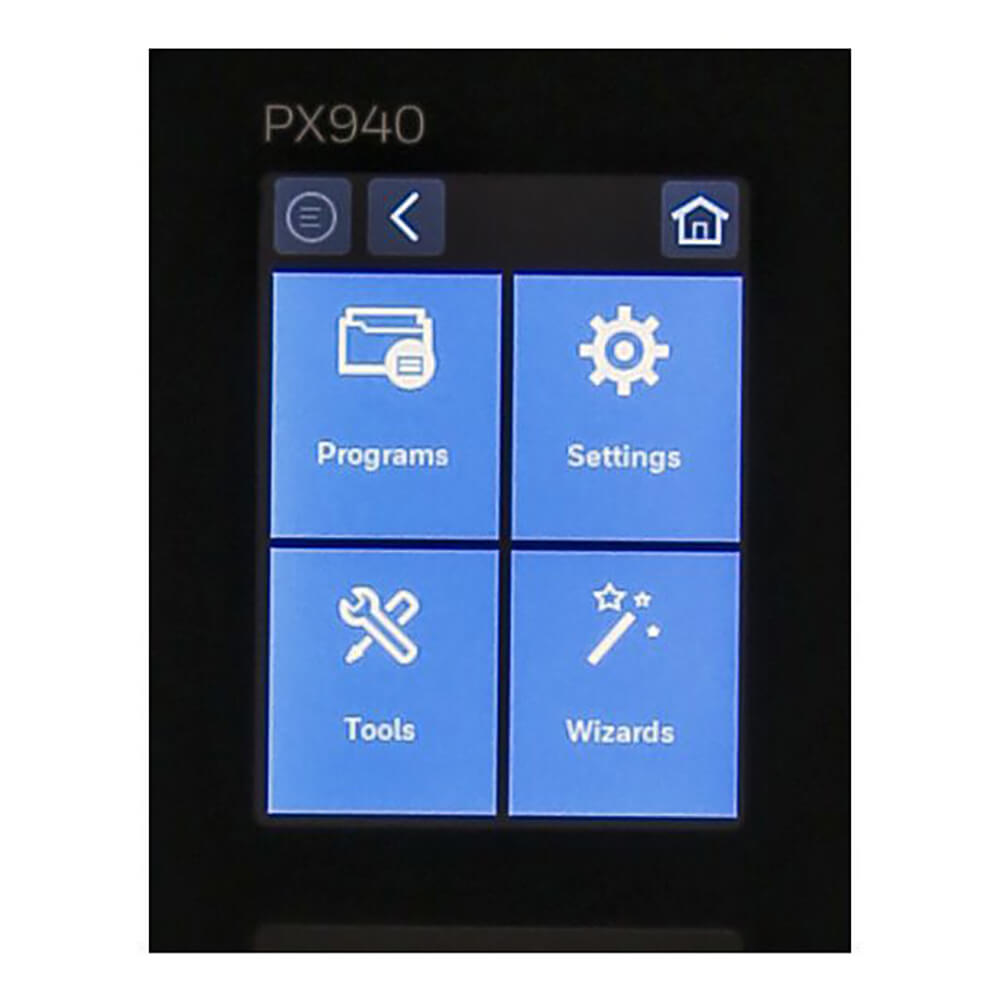 Honeywell PX940 Industrial Printer control screen