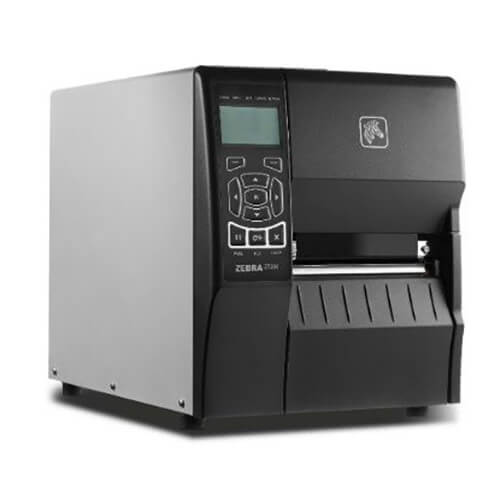 Zebra ZT230 Industrial Printer front rihgt facing
