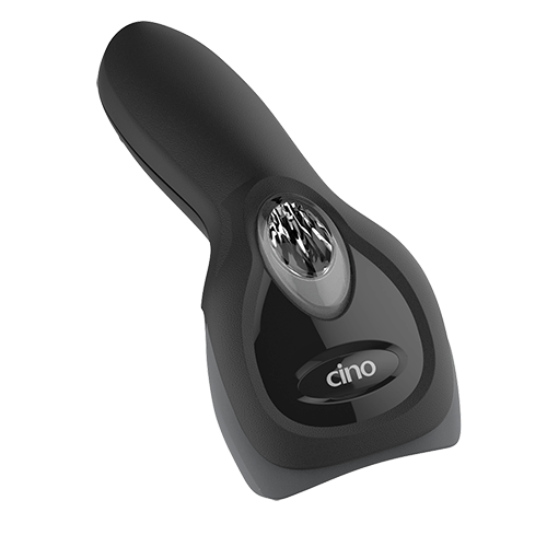 CINO FuzzyScan F560 1D Handheld Imager black right facing down