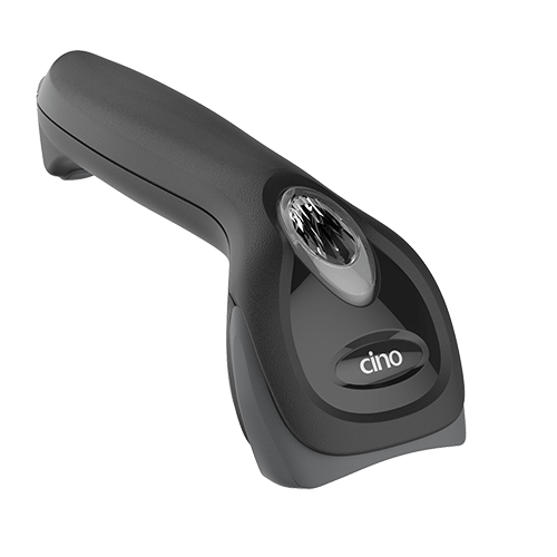 CINO FuzzyScan F560 1D Handheld Imager black right facing down 
