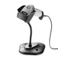 Zebra DS2200 Series white left side with stand