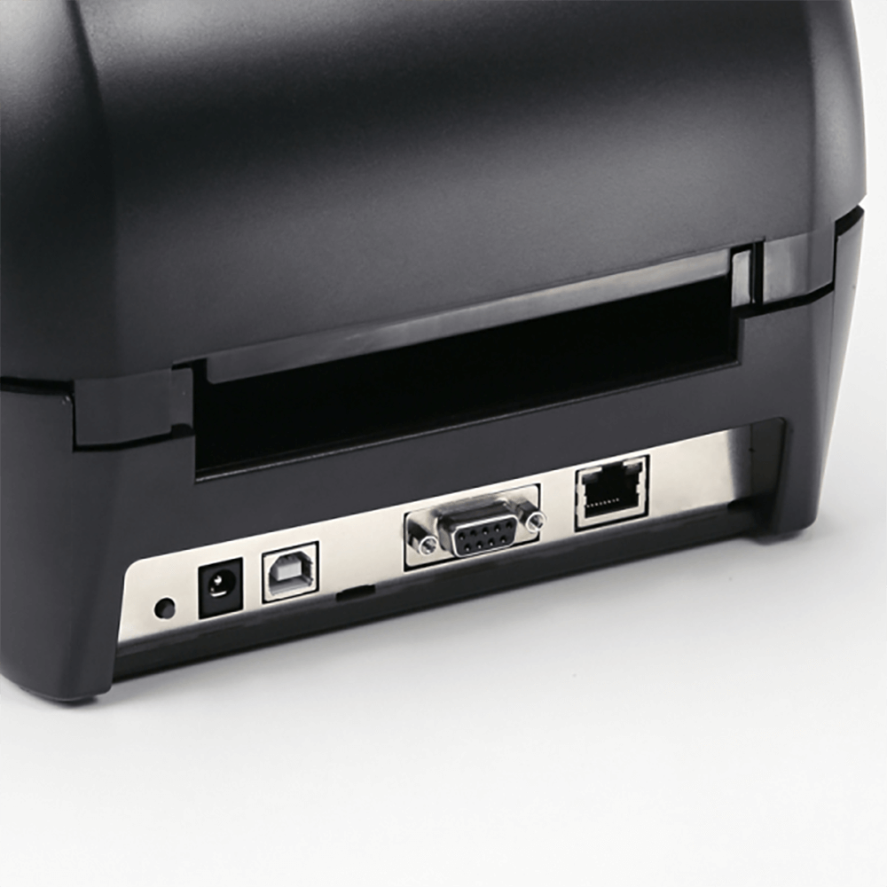 Impresora de escritorio blanca GoDEX DT2x / DT4x de 2/4 pulgadas, 203 ppp 