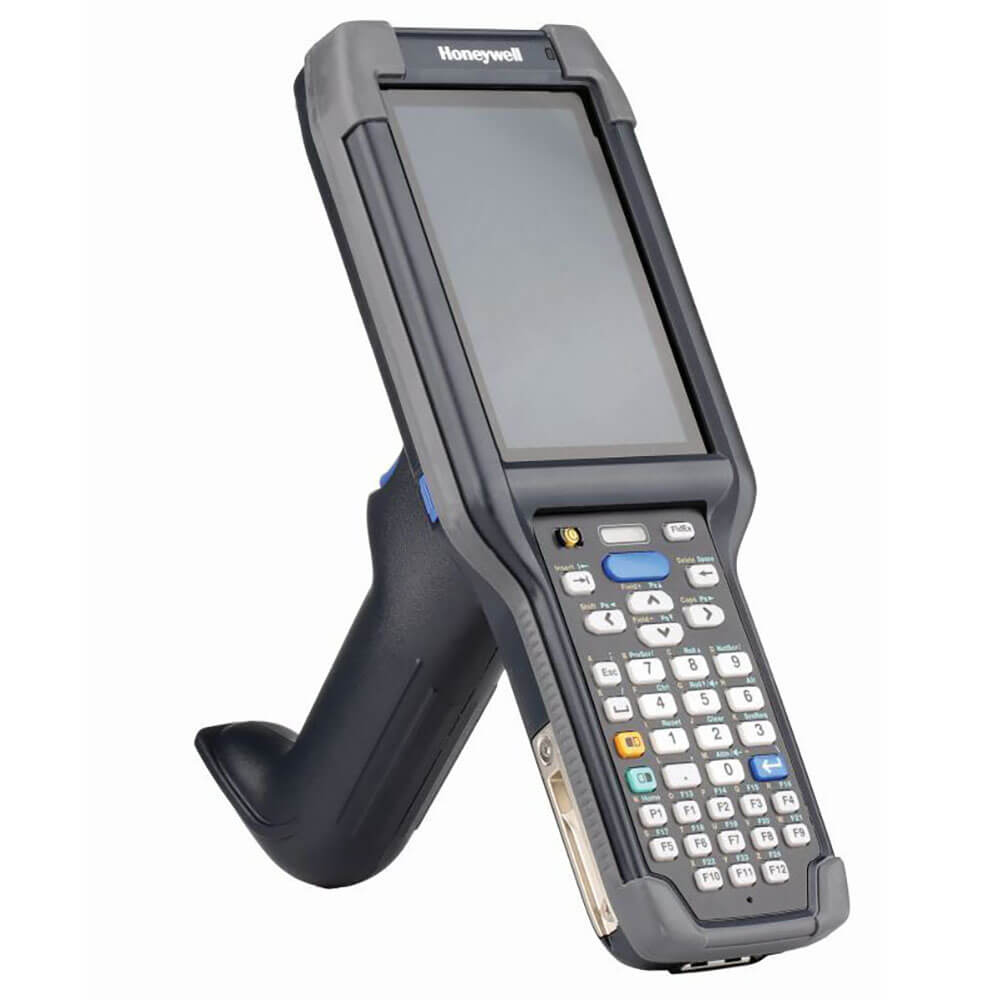 Honeywell CK65 Mobile Computer with handle front right side