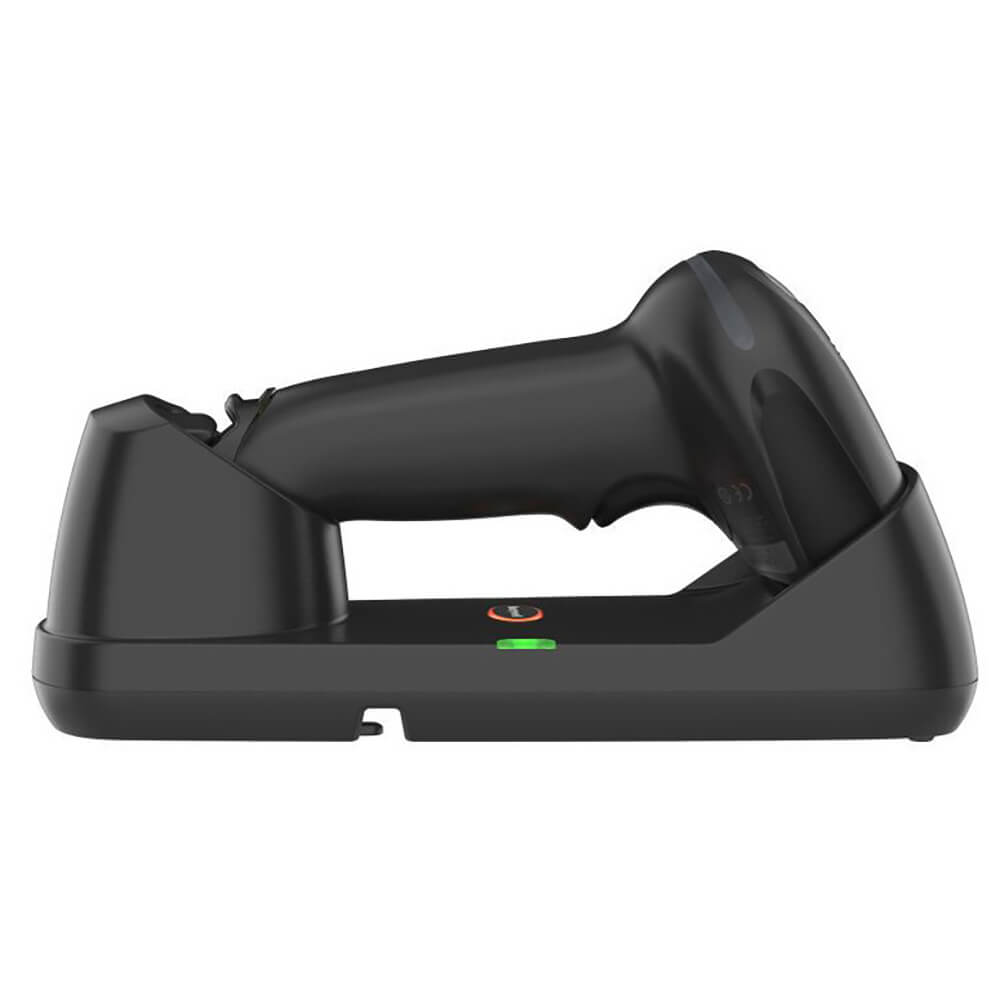Honeywell Xenon XP 1952g 2D Cordless Area-Imaging Scanner with wall mount base side view