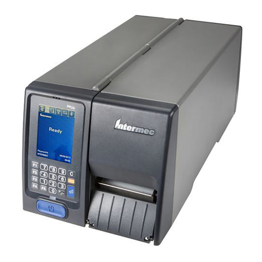 Honeywell PM23C Industrial Printer front view, left side