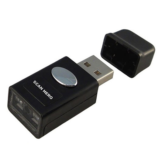 Scan Hero SC-1095 mini USB barcode scanner left side