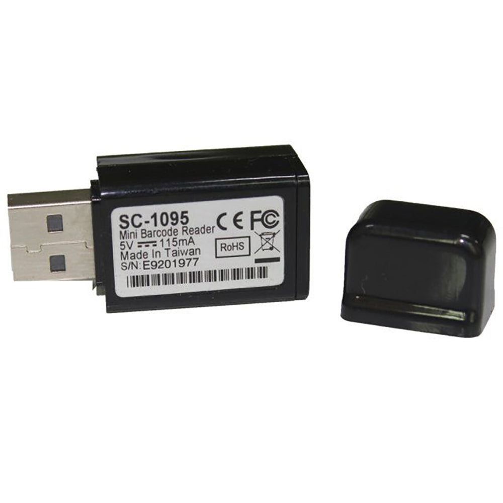 Scan Hero SC-1095 mini USB barcode scanner back view