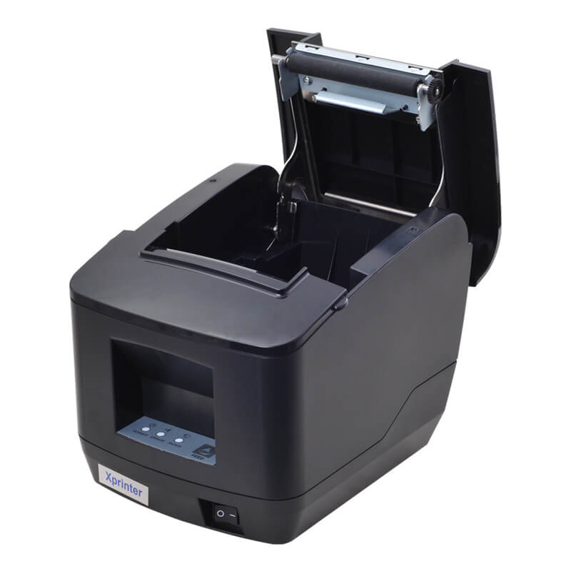Xprinter XP-N200L _N260L black, open cover, front left side