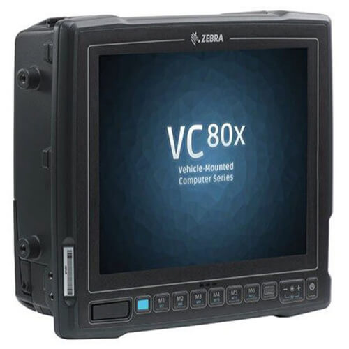 Zebra VC80x front right facing