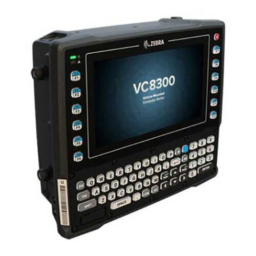 Zebra VC8300 Vehicle Mount Computer front right facing